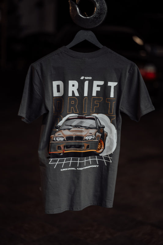 Michael Motorsport Driftiauto Disaniga T-Särk "DRIFT, DRIFT, DRIFT"